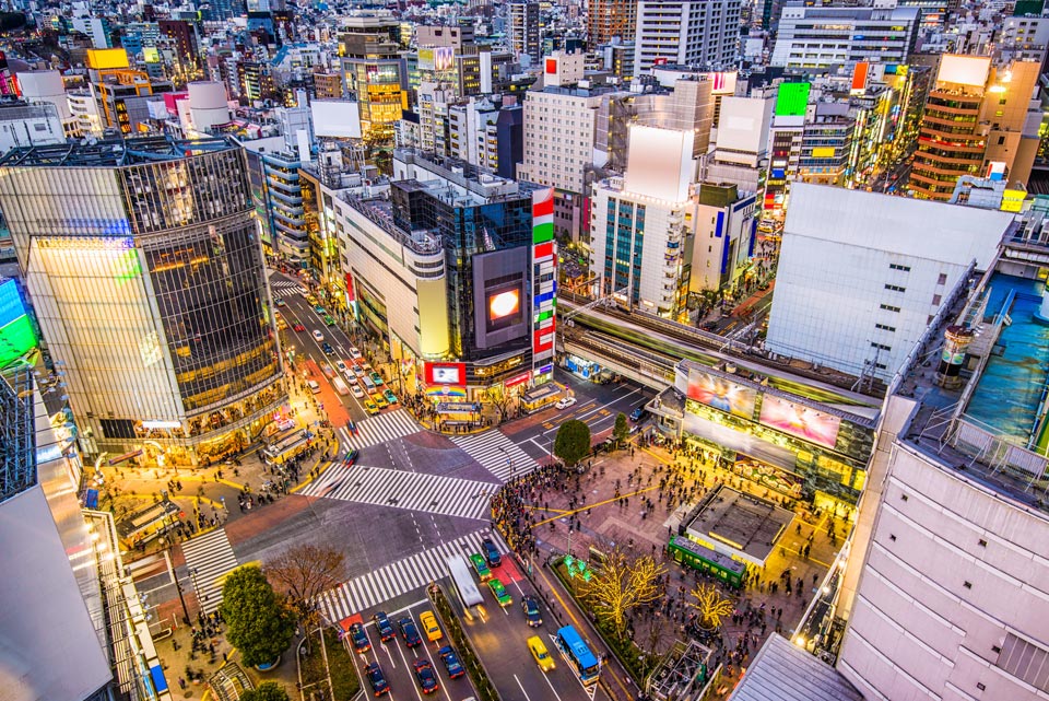 Shibuya crossing, Tokyo, Japan