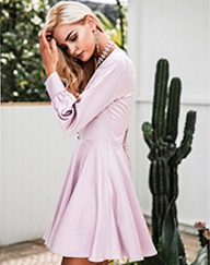 Simplee Satin Mini Dress