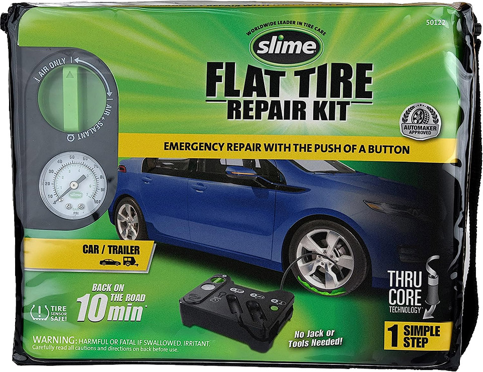 Slime Flat Tire Puncture Emergency Kit