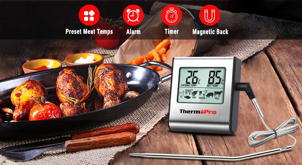 ThermoPro TP-16 Large LCD Digital Thermometer