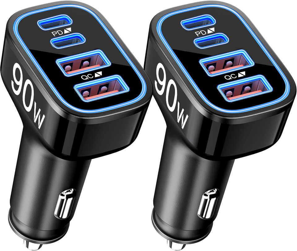 TIBEITA 2-Pack Car Charger