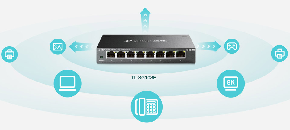 TP-Link 8 Port Gigabit Smart Switch