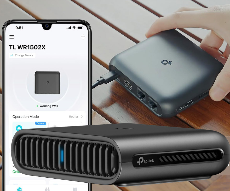 TP-Link Ultra-Portable Wi-Fi 6 AX1500 Travel Router