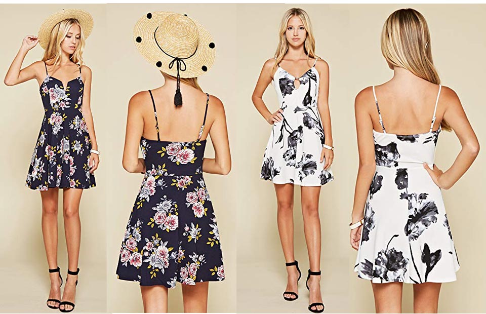 Trend Director Floral Mini Dress 