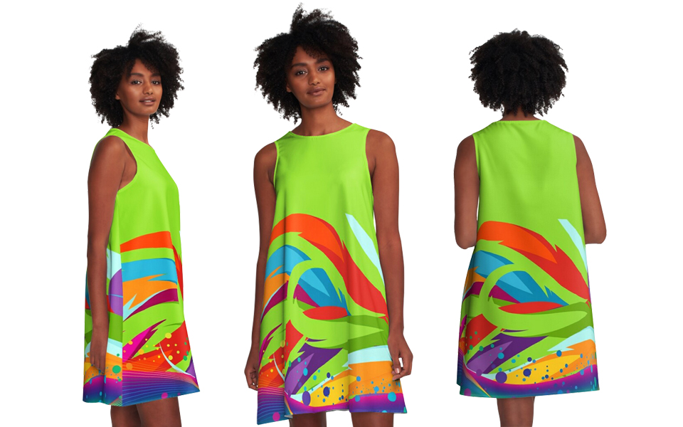 Tw2Us Color Is Everything A-Line Dress