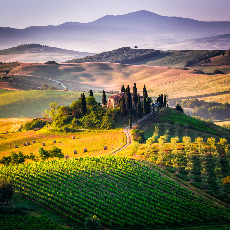 Val d'Orcia Tuscany, Italy.