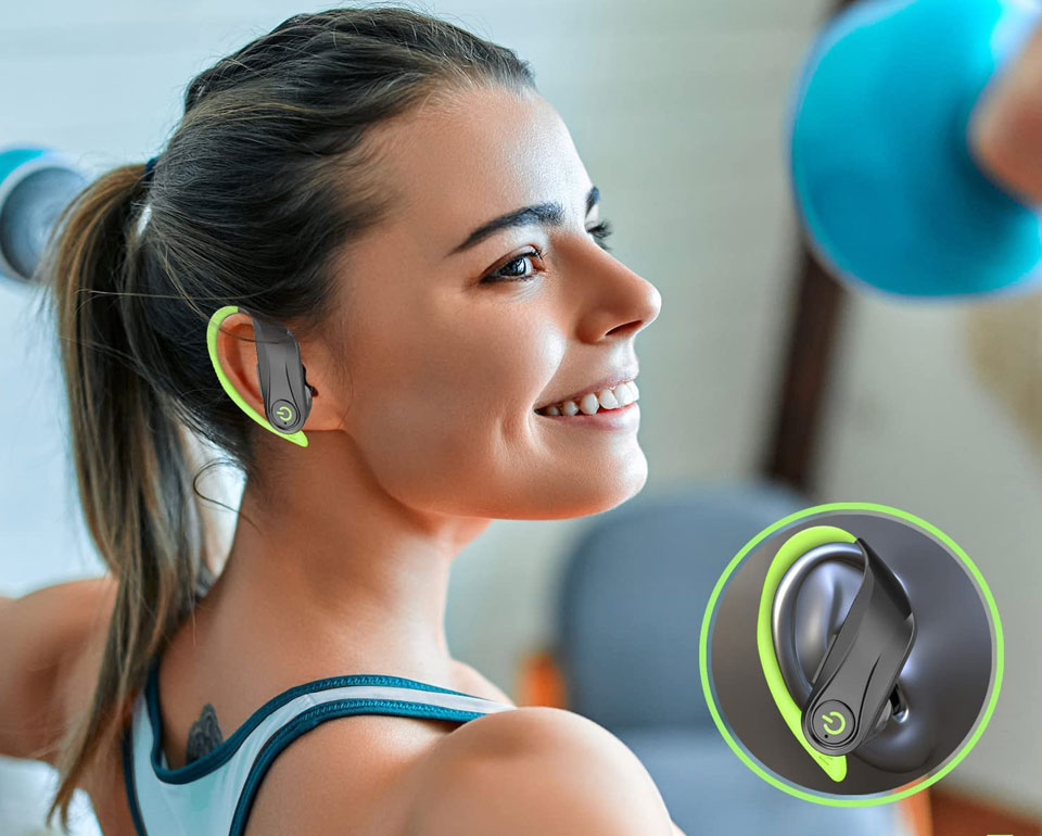 Vanzon IPX7 Waterproof Over Ear Sport Earphones