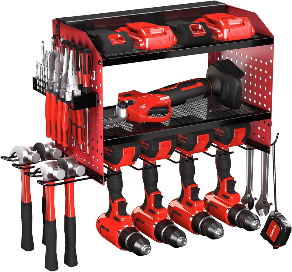 Veitorld Wall Mount Power Tool Organizer