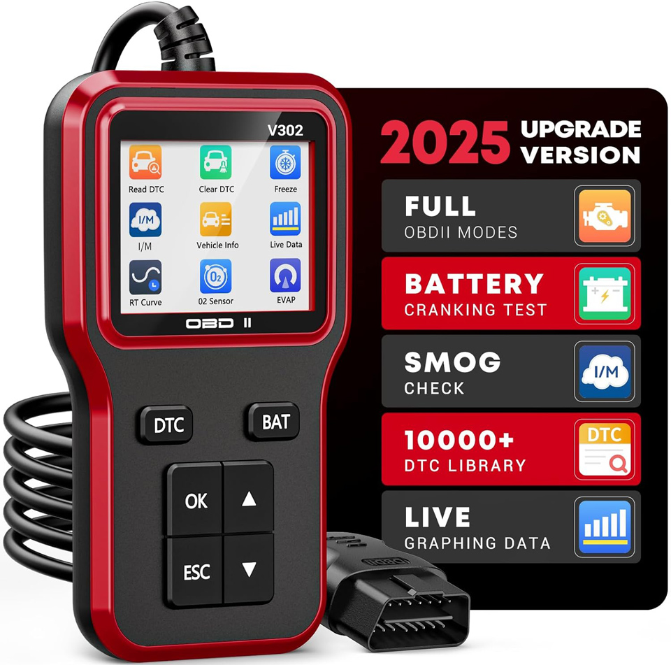  WOLIOS OBD2 Scanner With Battery Tester