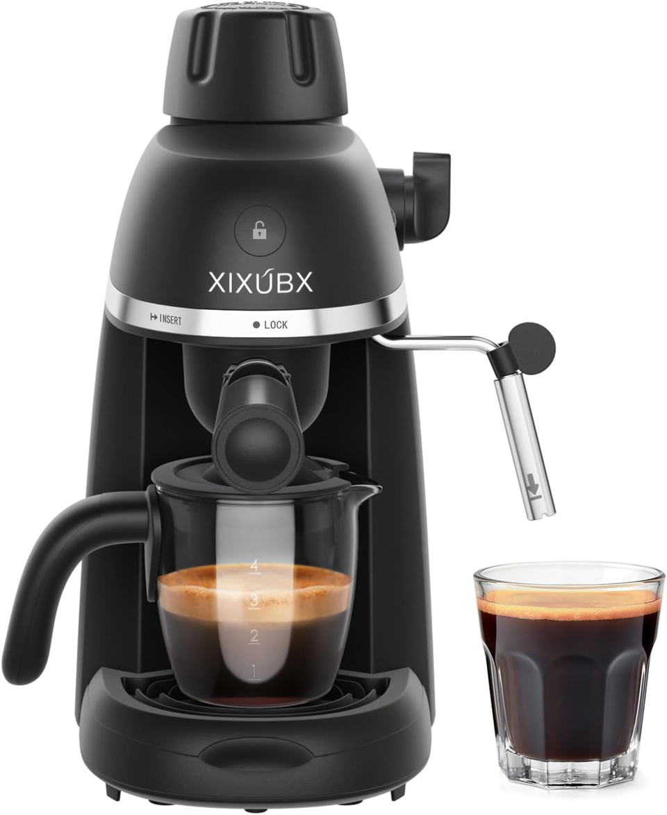 XIXUBX 3.5 Bar Espresso Machine With Steam Wand