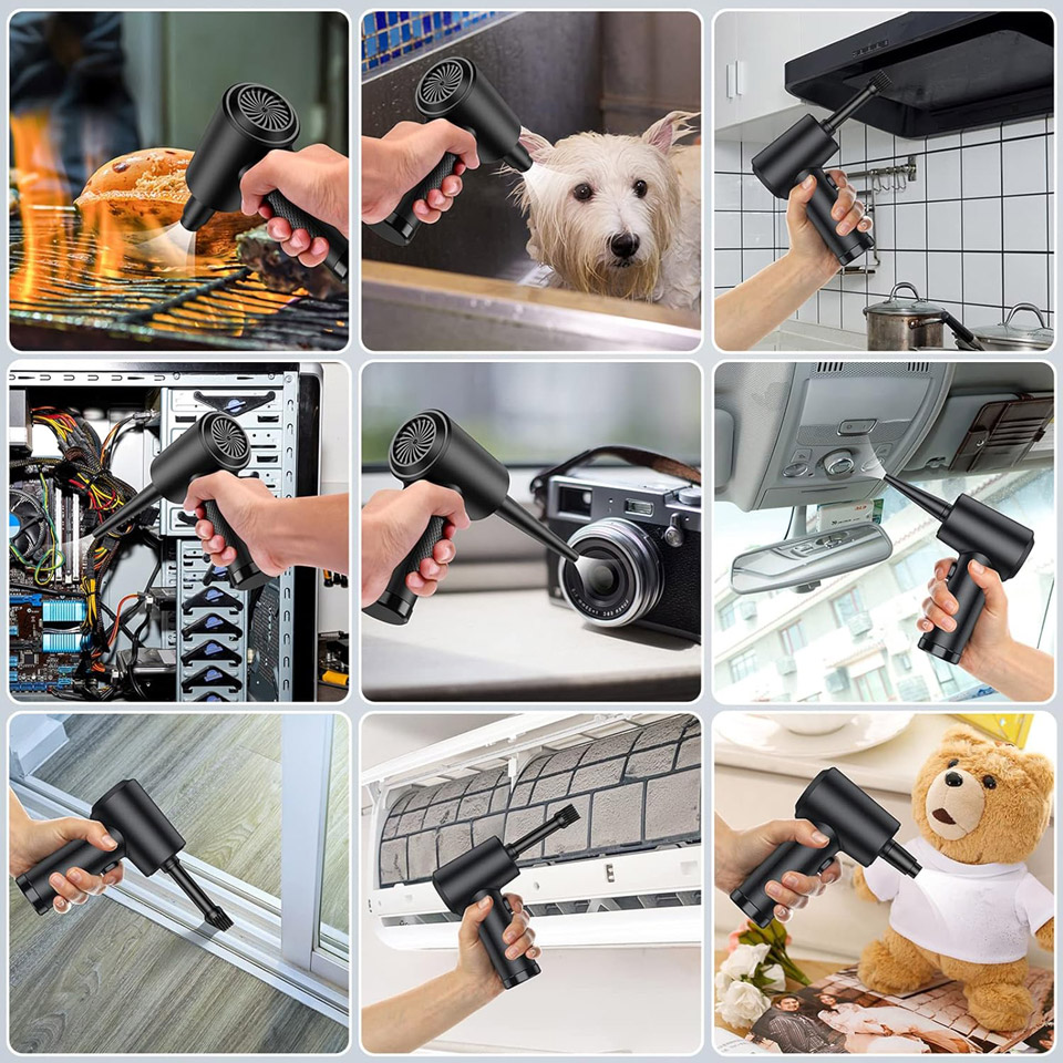 ZARIMI Compressed Air Duster Keyboard Cleaner