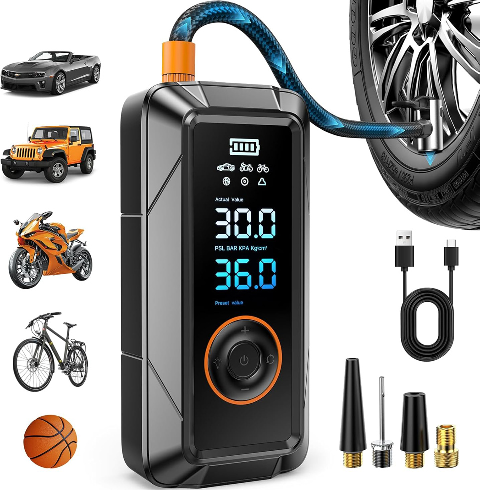 Ziweo Portable Tire Inflator Air Compressor